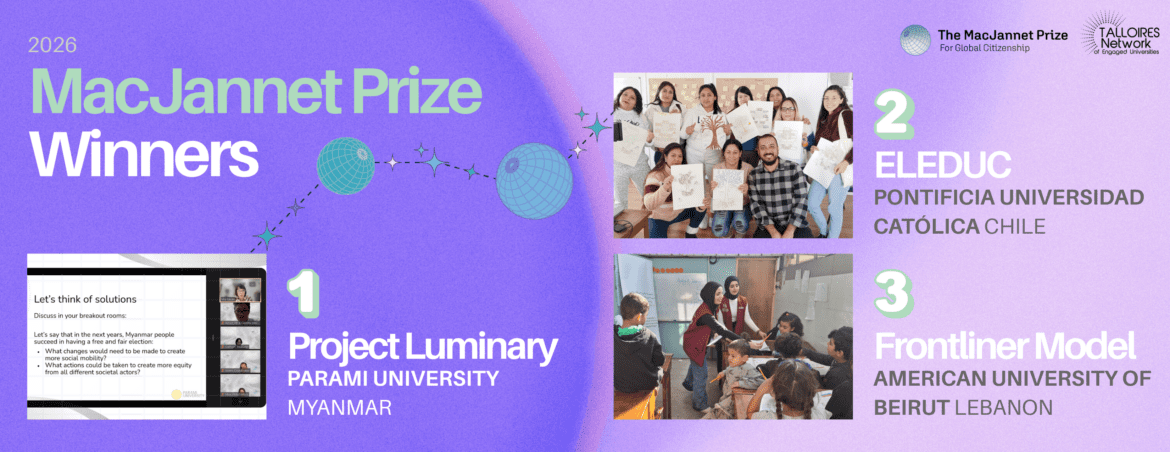 2026 MacJannet Prize Winners!